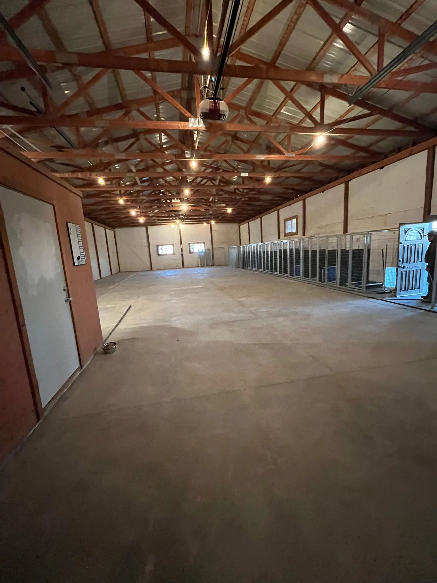 Pole barn floor